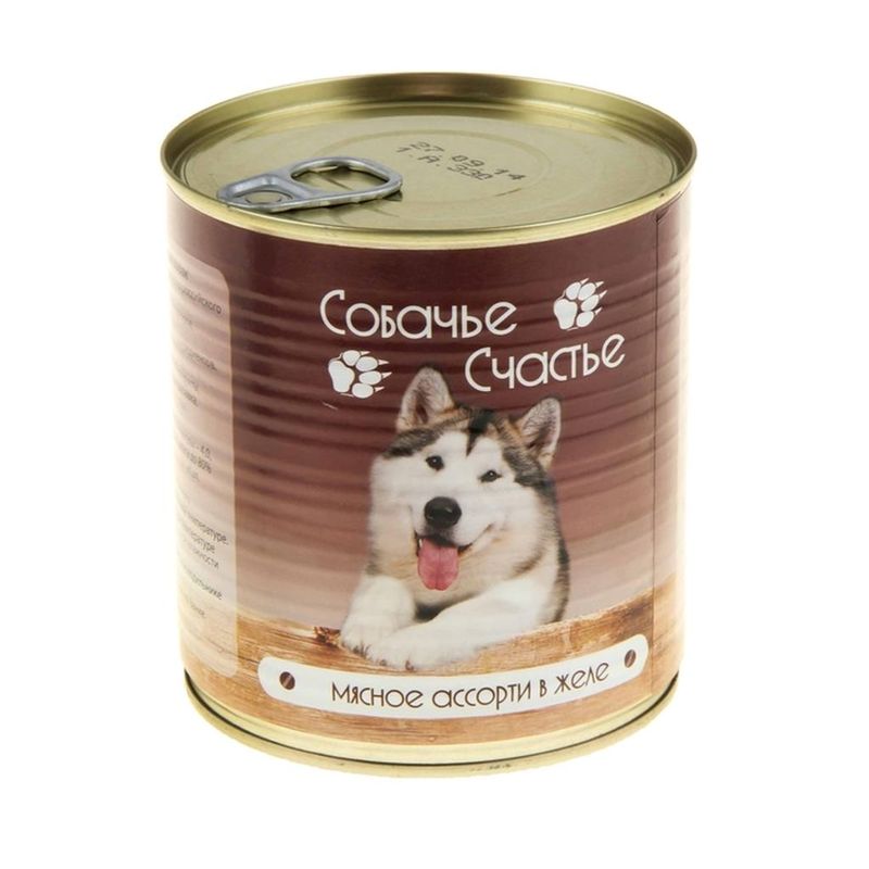 Мясное ассорти в желе, банка 750 гр