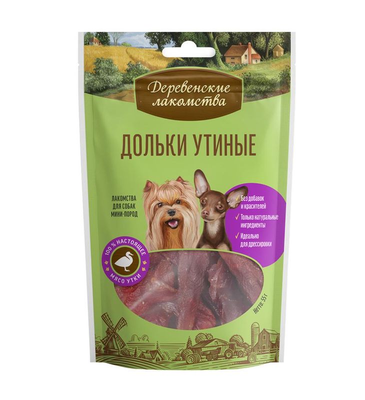 Дольки утиные для мини-пород 55 гр