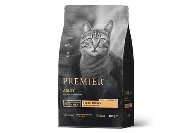 Premier Корм д/кош. Индейка (ADULT Turkey) 400 гр