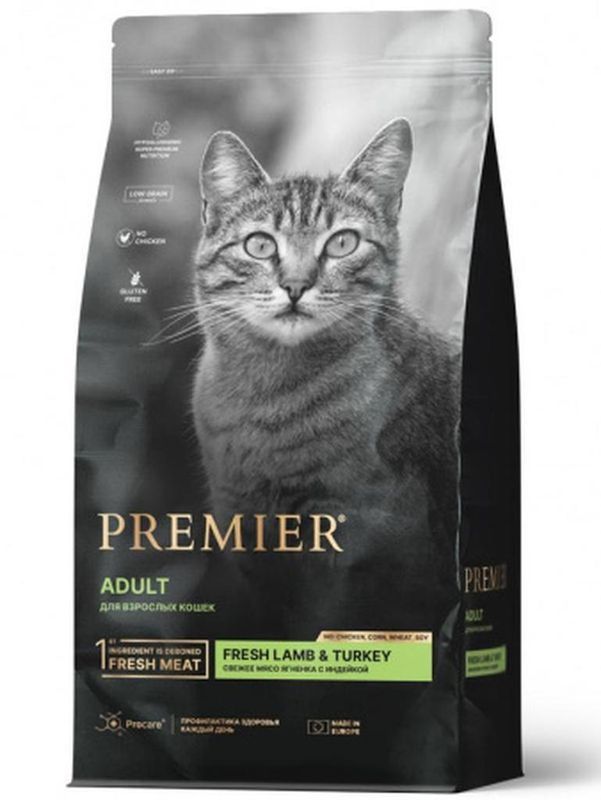 Premier Корм д/кош. Ягненок с Индейкой (ADULT Lamb&Turkey) 400 гр