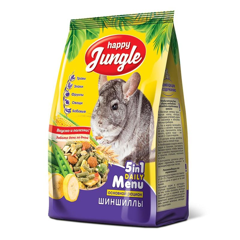 Корм для шиншилл 400 гр