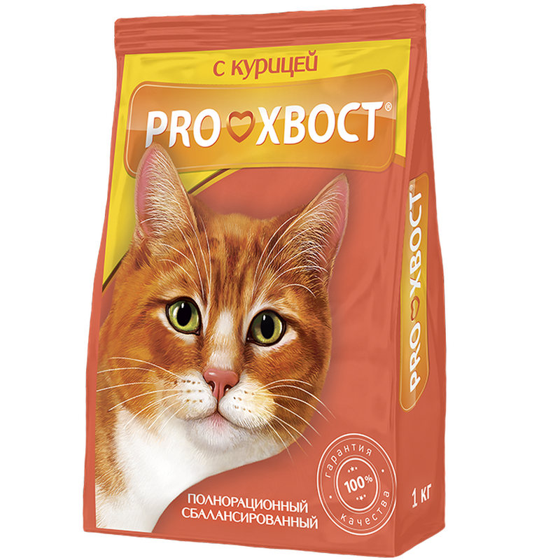 Сухой корм для кошек с курицей 350 гр
