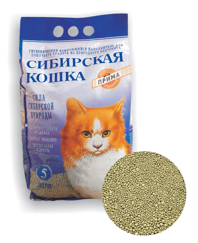 Наполнитель комкующийся Прима 5 л